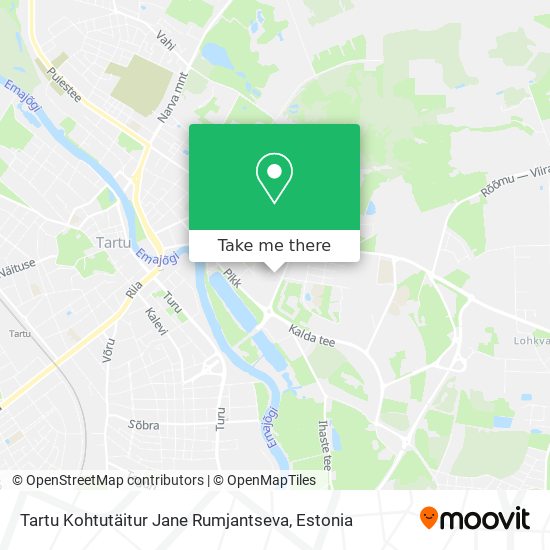 Tartu Kohtutäitur Jane Rumjantseva map