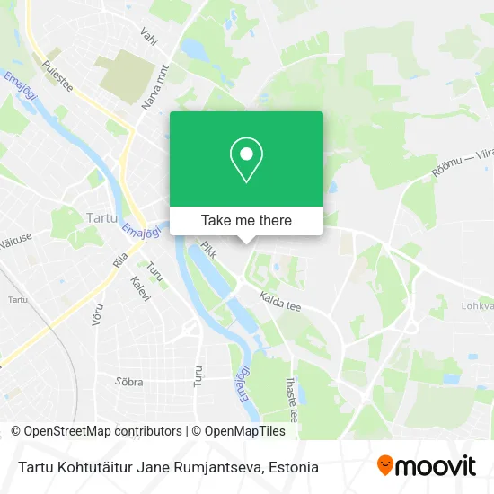 Карта Tartu Kohtutäitur Jane Rumjantseva