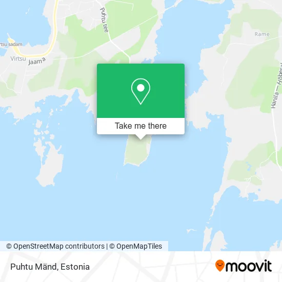 Карта Puhtu Mänd