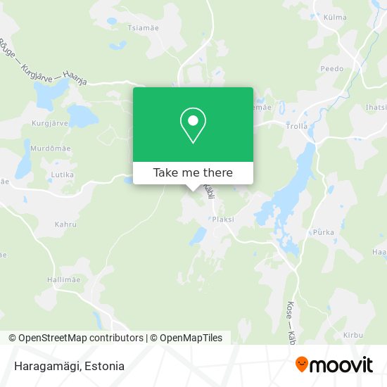 Haragamägi map