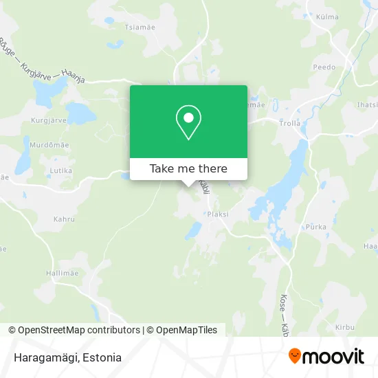 Карта Haragamägi