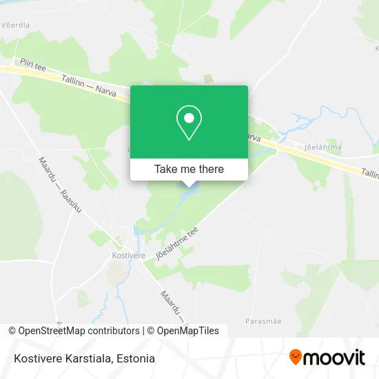 Карта Kostivere Karstiala