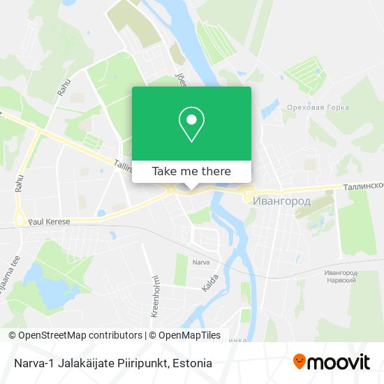 Narva-1 Jalakäijate Piiripunkt map