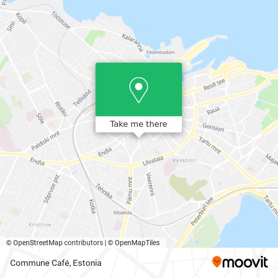 Commune Café map
