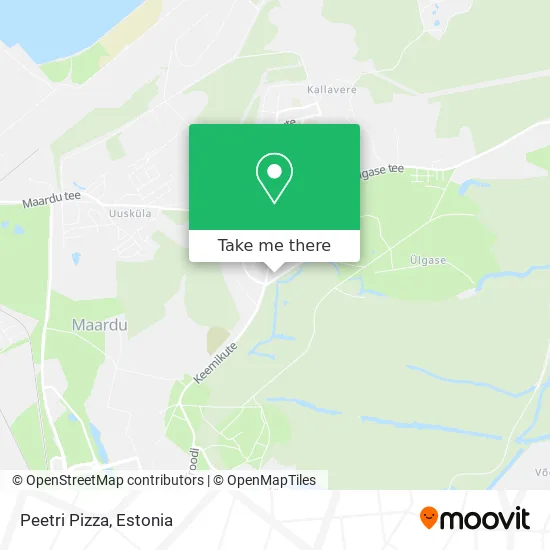Карта Peetri Pizza