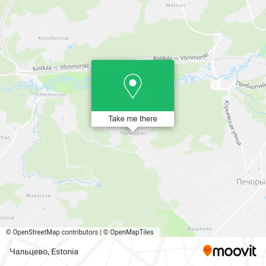 Карта Чальцево