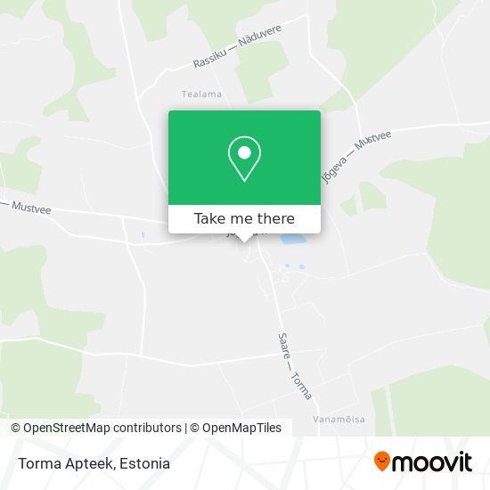 Torma Apteek map