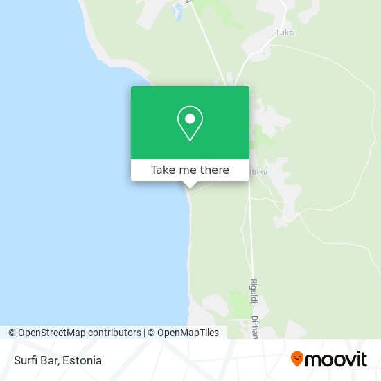 Surfi Bar map