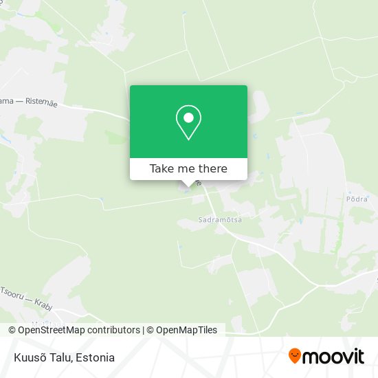 Карта Kuusõ Talu