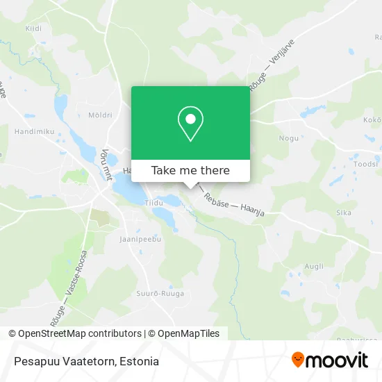 Карта Pesapuu Vaatetorn