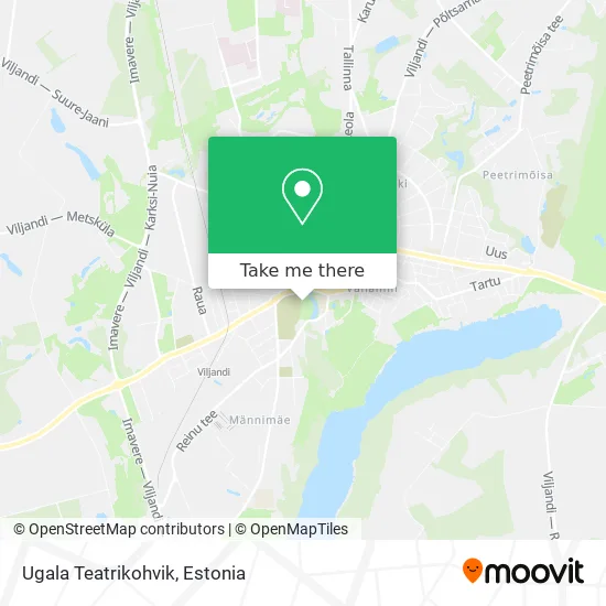 Ugala Teatrikohvik map