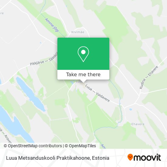 Luua Metsanduskooli Praktikahoone map