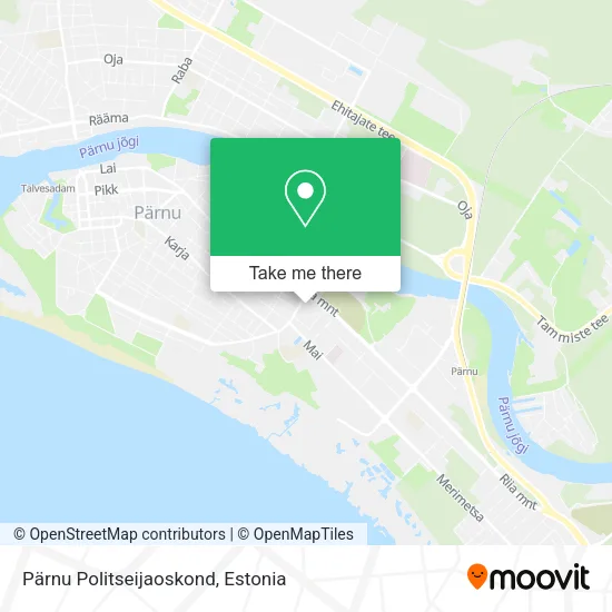 Pärnu Politseijaoskond map