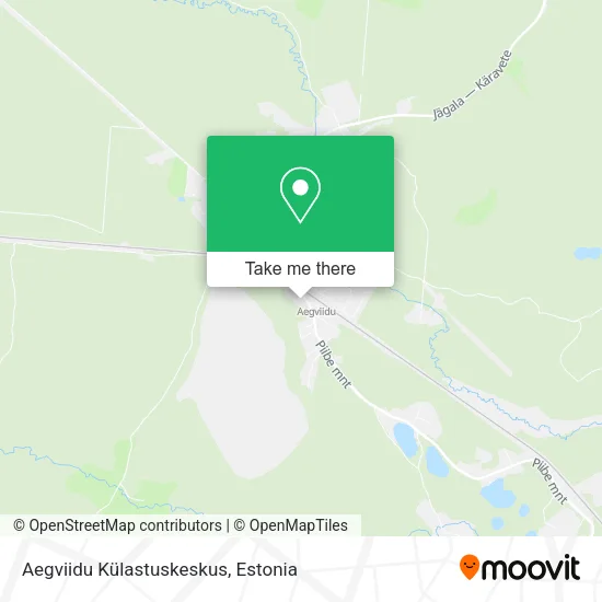 Карта Aegviidu Külastuskeskus