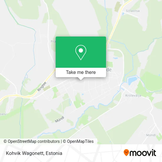 Kohvik Wagonett map