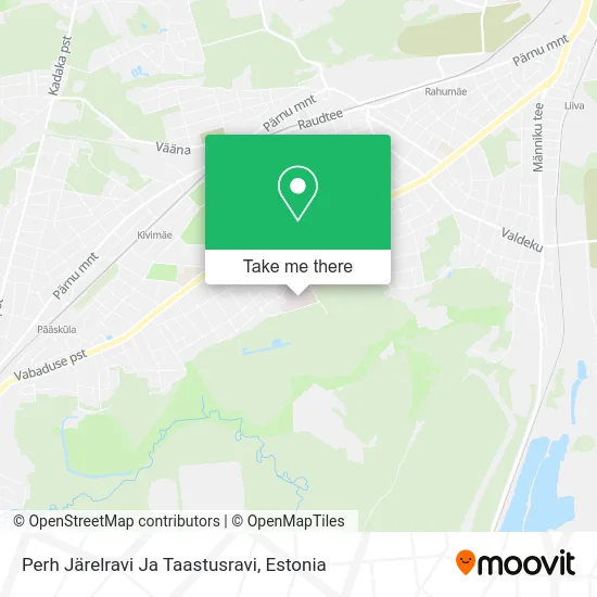 Карта Perh Järelravi Ja Taastusravi