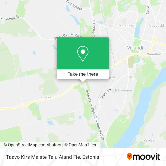 Карта Taavo Kirs Maiste Talu Aiand Fie
