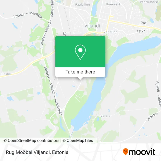 Карта Rug Mööbel Viljandi