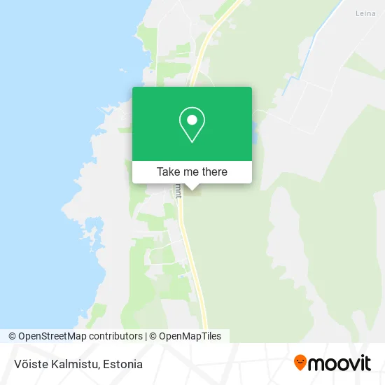 Карта Võiste Kalmistu