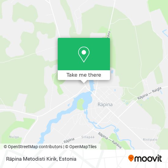 Räpina Metodisti Kirik map