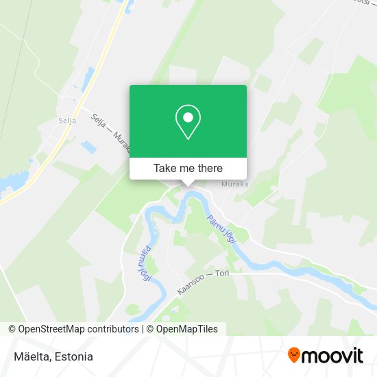 Карта Mäelta