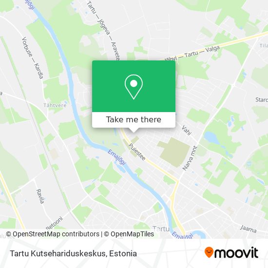 Tartu Kutsehariduskeskus map