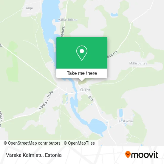 Карта Värska Kalmistu