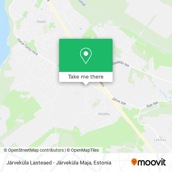 Карта Järveküla Lasteaed - Järveküla Maja