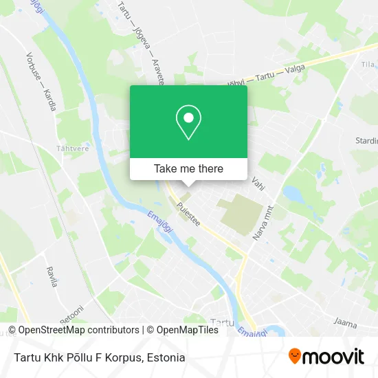 Карта Tartu Khk Põllu F Korpus