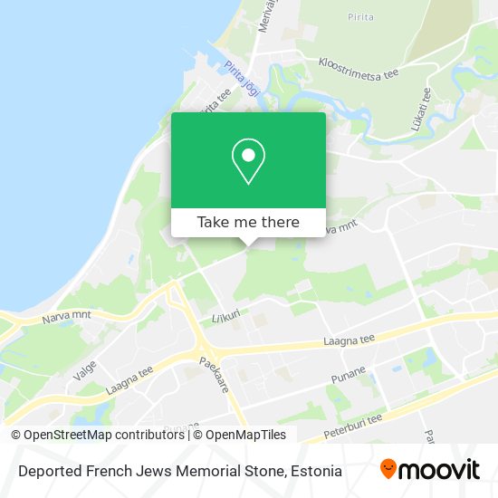Deported French Jews Memorial Stone map