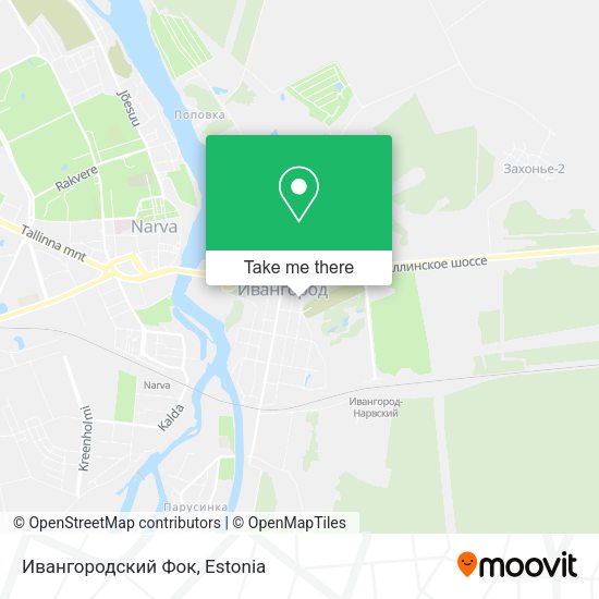 Карта Ивангородский Фок