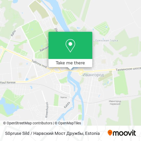 Sõpruse Sild / Нарвский Мост Дружбы map