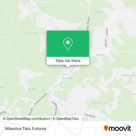 Карта Mäeotsa Talu