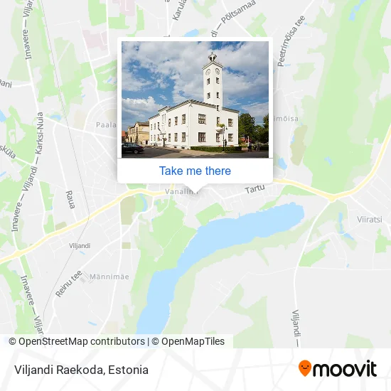 Карта Viljandi Raekoda