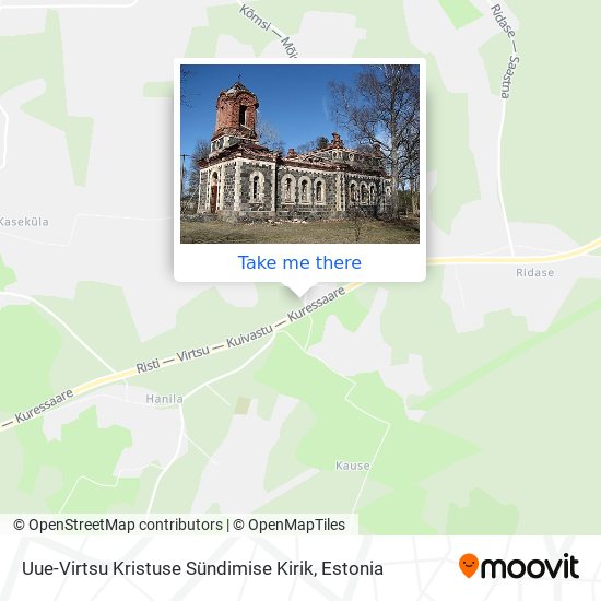 Uue-Virtsu Kristuse Sündimise Kirik map