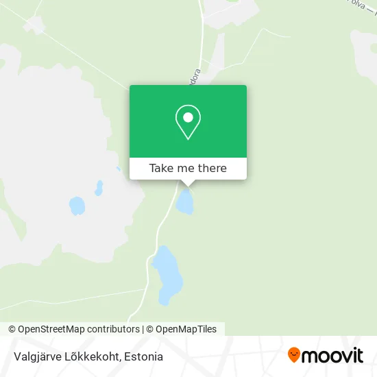 Карта Valgjärve Lõkkekoht