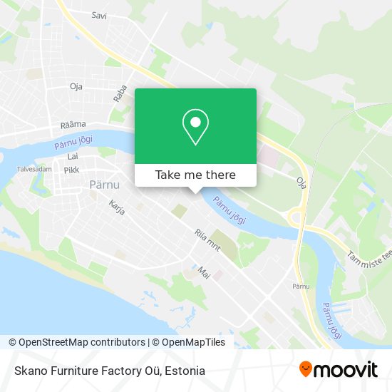 Skano Furniture Factory Oü map