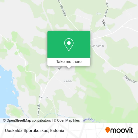 Uuskalda Sportikeskus map