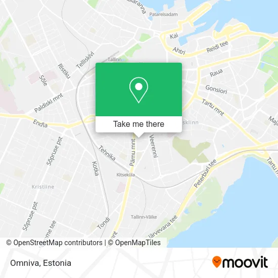 Карта Omniva