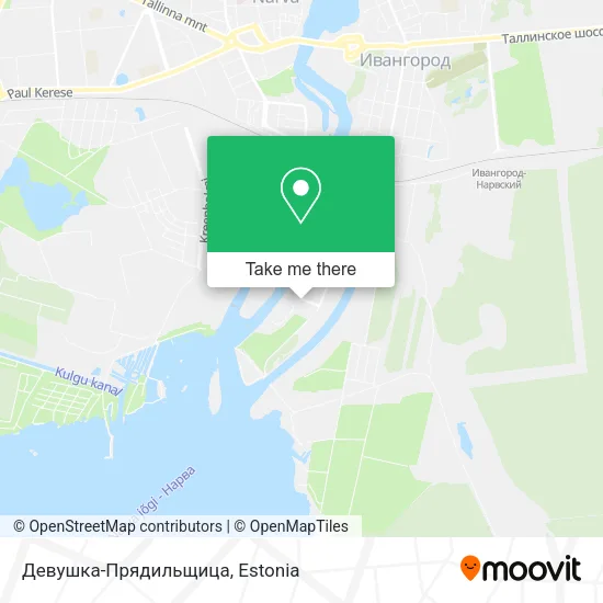 Карта Девушка-Прядильщица