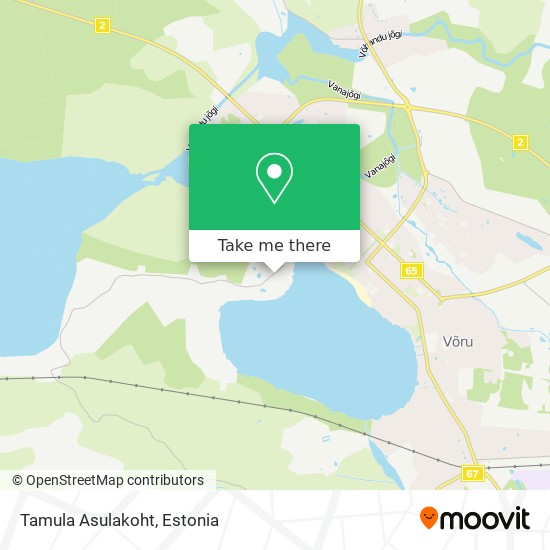 Tamula Asulakoht map