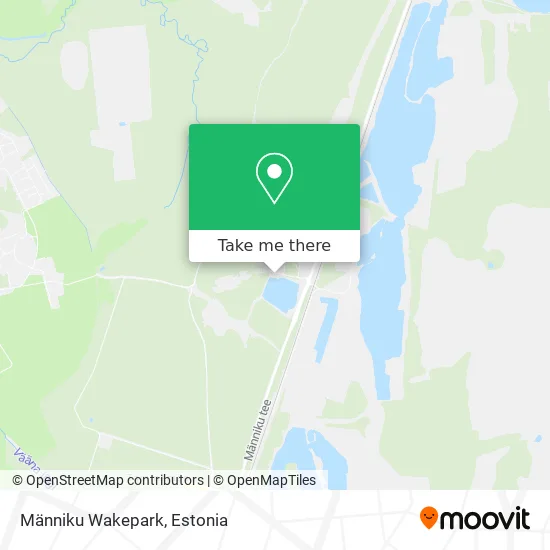 Карта Männiku Wakepark
