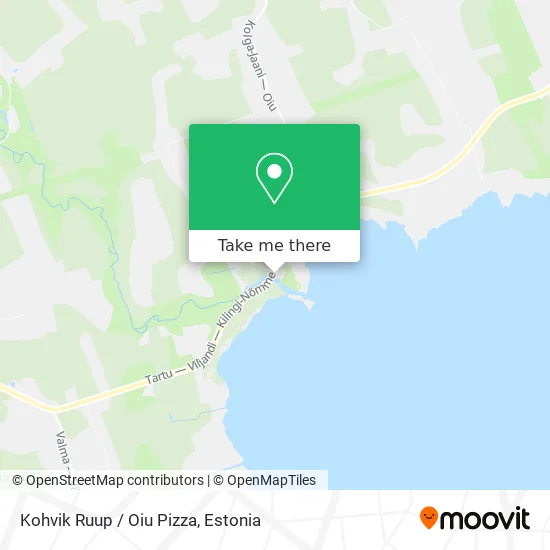 Карта Kohvik Ruup / Oiu Pizza