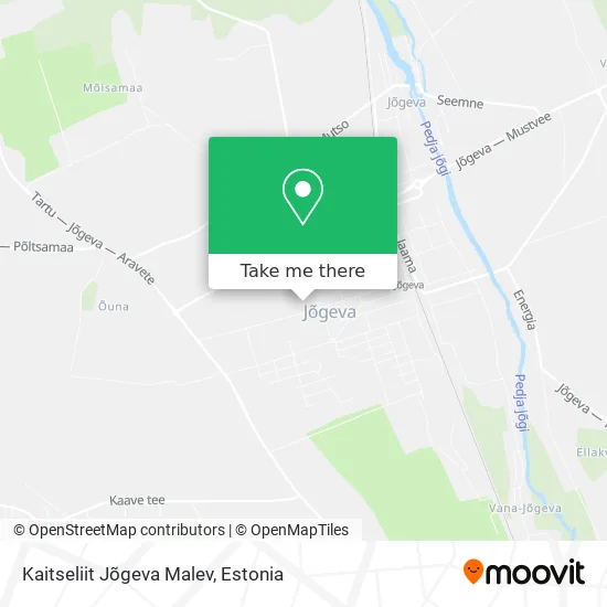 Карта Kaitseliit Jõgeva Malev
