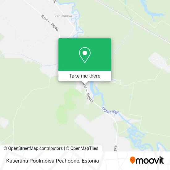 Карта Kaserahu Poolmõisa Peahoone