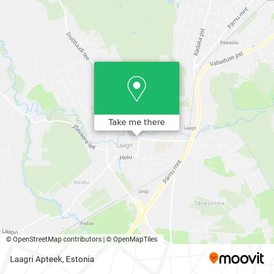 Карта Laagri Apteek