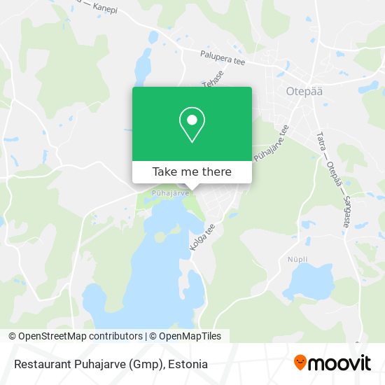 Restaurant Puhajarve (Gmp) map