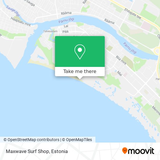 Maxwave Surf Shop map