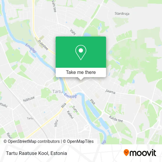 Карта Tartu Raatuse Kool