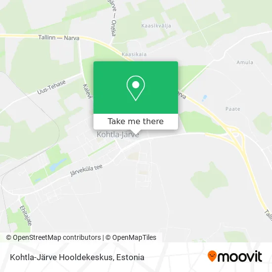 Карта Kohtla-Järve Hooldekeskus